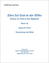 Ehre Sei Gott in der Hohe SATB choral sheet music cover